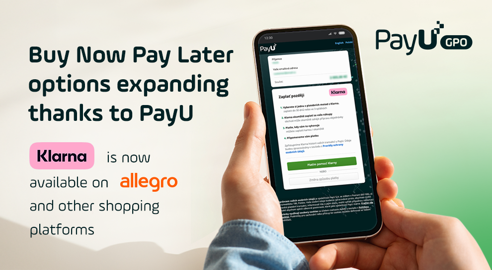 PayU Klarna and allegro main